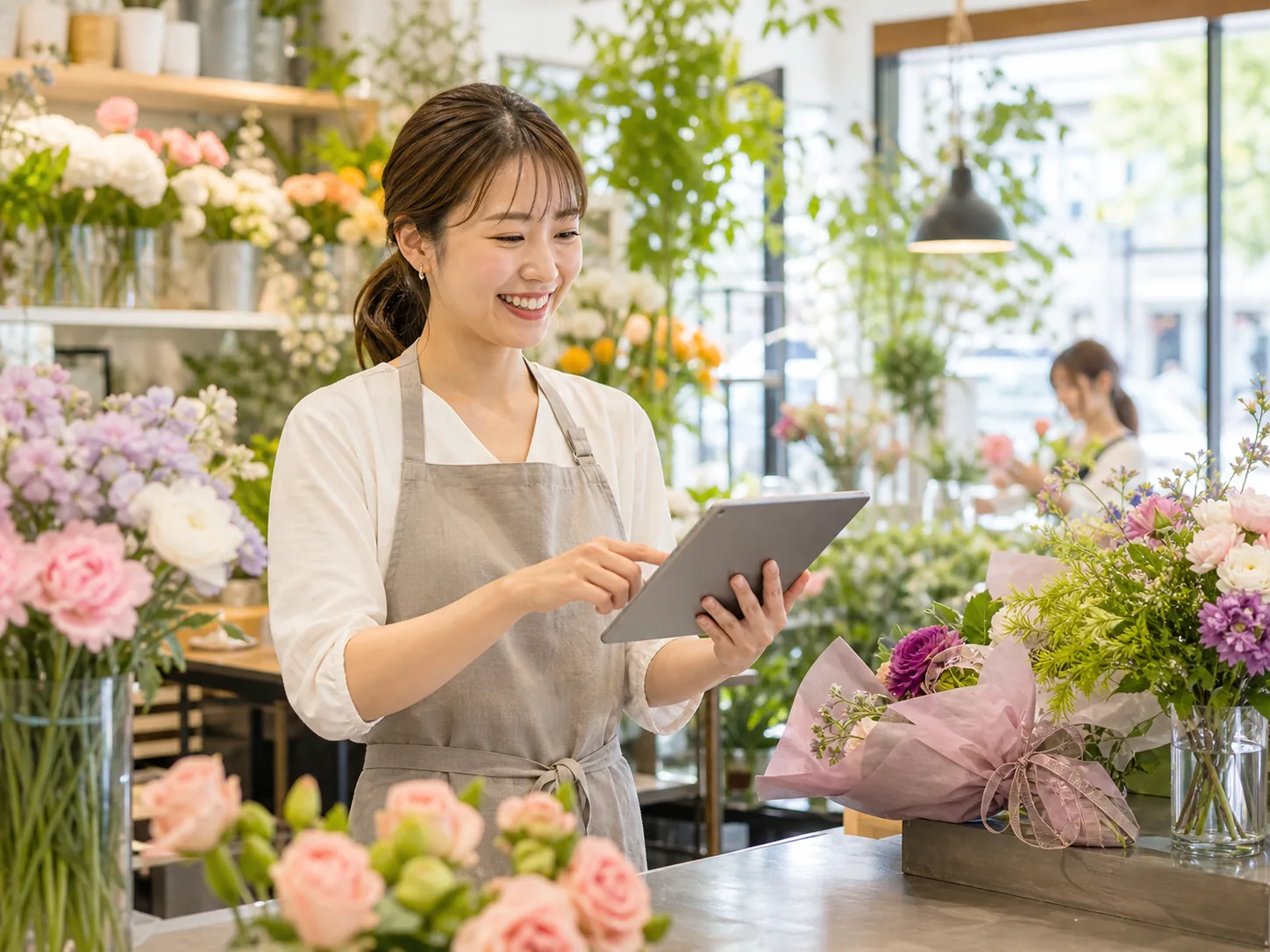 売上アップに手応えを感じる店主